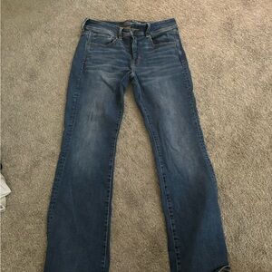 American Eagle dark mid rise jeans